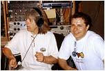 Tony Rivers and Anthony in 'Western' the studio where Brian Wilson made some 'classic recordings.