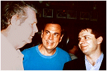 Anthony at The Troubadour in Los Angeles talking to Brian Wilson and friend Daaaaaave!