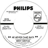 He Never Came Back - Hedy Sontag