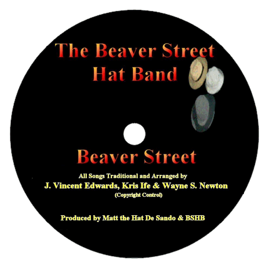 Beaver Street Hat Band - CD Label