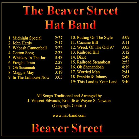 Beaver Street Hat Band - Tracks