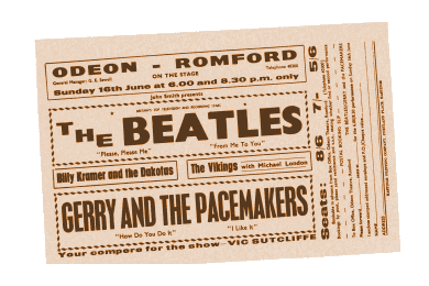 The Beatles ticket